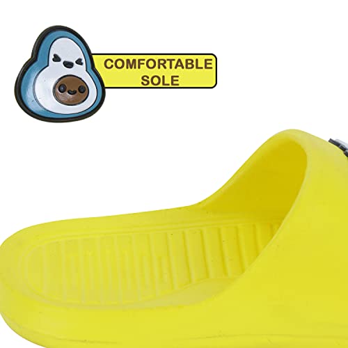 Image of DOCTOR EXTRA SOFT Unisex-Child Kids Rainy Monsoon Flip-Flop Sliders Soft Comfortable Indoor Outdoor Slippers Stylish Non-Slip Slide Home Casual Cool Cartoon Cute House Chappals For Boys & Girls