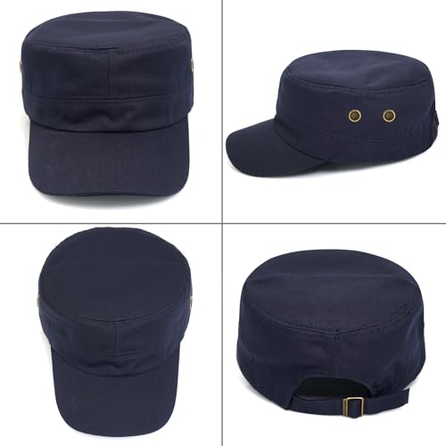 Image of Unisex Basic Cadet Army Caps Everyday Military Style Hat
