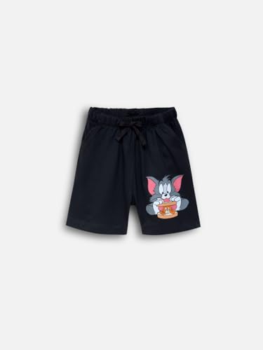 Image of Nap Chief Kids Cotton Official Tom & Jerry Co ord Set for Boys & Girls, T Shirt and Shorts for Casual Wear