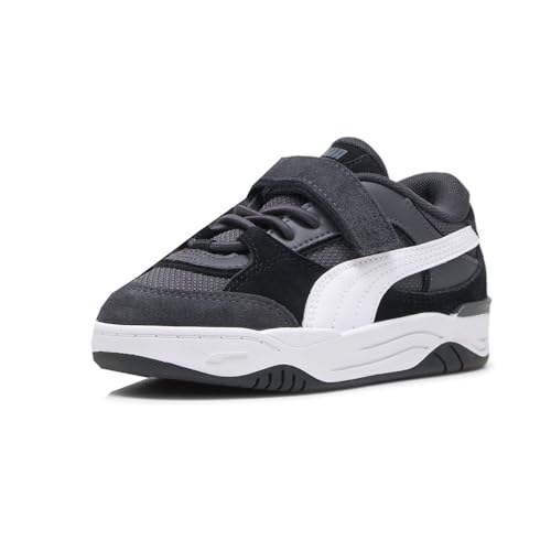 PUMA Kids Boys 180 Lace Up Sneakers Shoes Casual - Black, Grey2