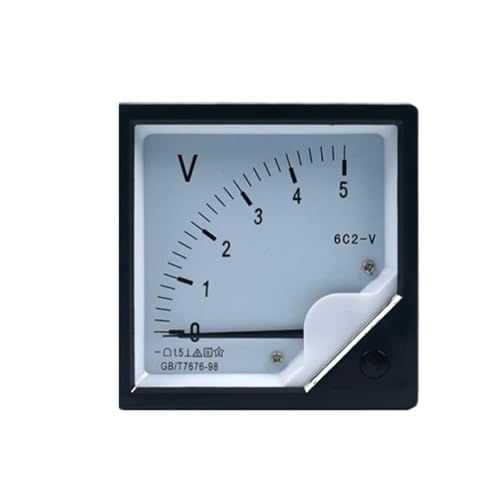 Voltmètre jauge pointeur analogique 6C2 DC pour éviter les surtensions en 15V