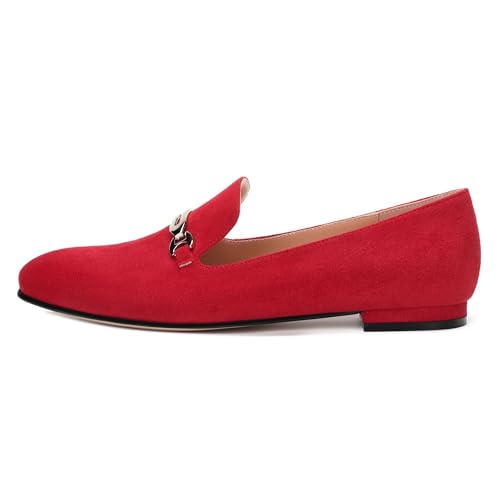 Image of Women's Loafers, Slip On Round Toe Comfortable Flats for Women Dressy and Work, Womens Business Casual Shoes