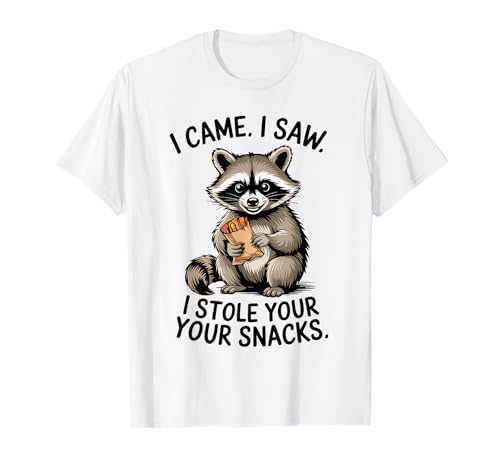 Divertido Mapache Meme Humor Vintage Zarigüeya Divertido Retro Mapache Camiseta