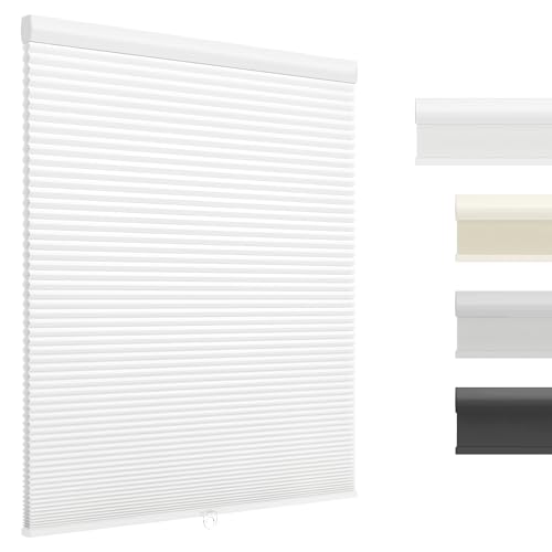 UNISHADES Light Filtering Cordless Cellular Shades, Honeycomb Blinds for Indoor Windows, for Window Size 27