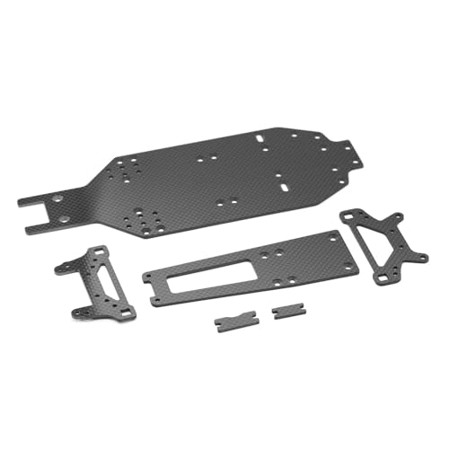 Piezas Chasis Rc Para Tamiya TA02 TA-02SW Kit Placa Chasis Fibra Carbono Torre Amortiguación Piezas Vehículos Orugas RC Accesorios Mejoras Reemplazo Y Reparación