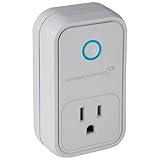 Amped AWP48W Wireless Wi-Fi Smart Plug, Compatible with Amazon Alexa or Google Assistant (Sold Separately), White