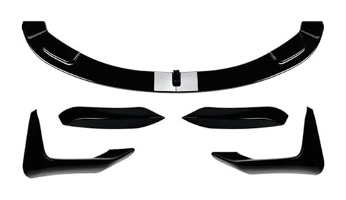 Spoiler avant BMW M3 M4 F80 F82 noir brillant pour optimiser l'appui aérodynamique
