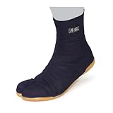 荘快堂 藍染たび昇龍 藍色 小馳7枚 MW-307P 26.5cm