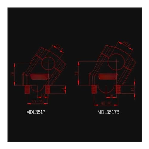 Elevador de manillar 22mm 28mm con abrazadera para motocross 5