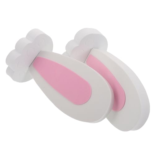 Adorno de orejas de conejo para antena de coche: accesorio decorativo exterior de EVA, 2 uds