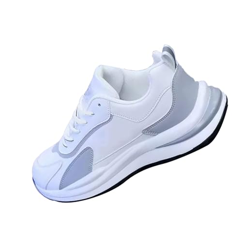 Baskets pour femme imperméables en cuir pour courir au sec