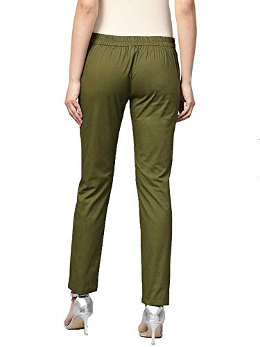 Image of SriSaras Women's Premium Cotton Trousers /Pants