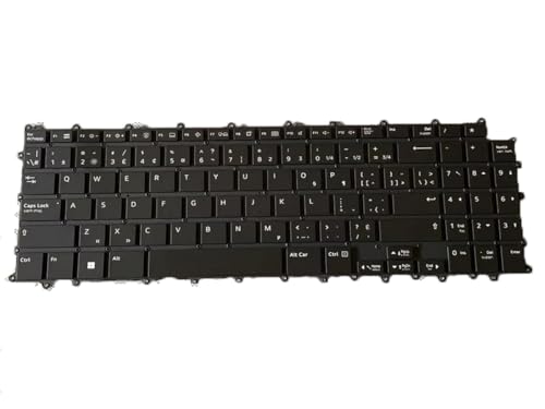 Teclado para LG 15Z90P soluciona teclas rotas distribución CF negro