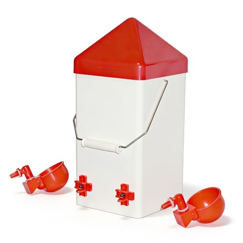 Hanging 1-Gallon PVC Chicken Waterer
