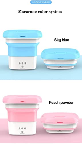 Image of Reyansh-Washing-Machine-Portable-Mini-Foldable-Washer-and-Spin-Dryer-Small-Foldable-Bucket-Washer-for-Camping-RV-Travel-Small-Spaces-Lightweight-and-Easy-to-Carry. (1.6 KG)