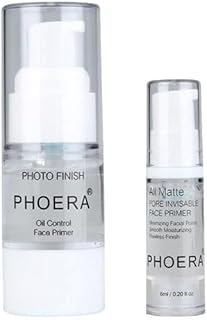 ONEKLIK PHOERA Primer Matte Finish Face Makeup Pore Filler Full Coverage Foundation Base Oil Control Liquid Make up Base Concealer Pores Minimiser Moisturizing Long Lasting Flawless Makeup(18 ml)