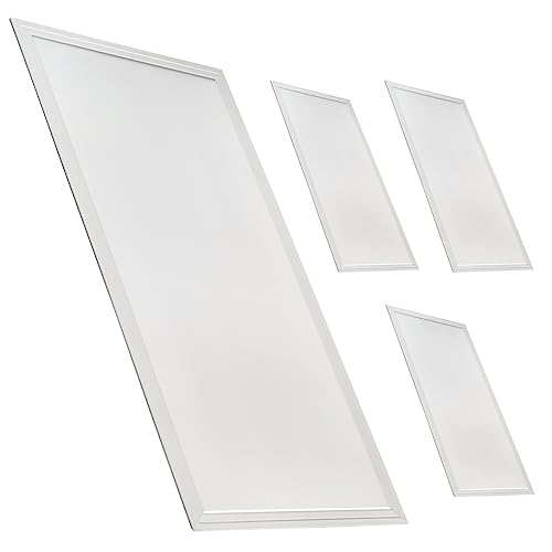 LED ATOMANT Pack 4x Panel LED 60x30cm 36W, Color Blanco Frio (6500K), 4000 Lumenes, Driver incluido