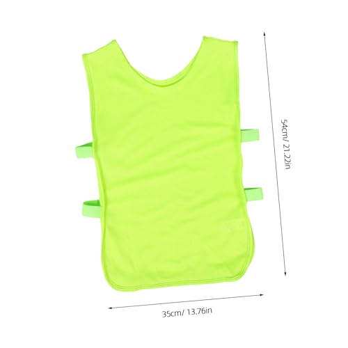 SUPVOX 2pcs Boy Girl Practice Vest for Soccer Basketball Volleyball Breathable Mesh with Bright Colors Durable Training Gear for Youth Sports Teams2