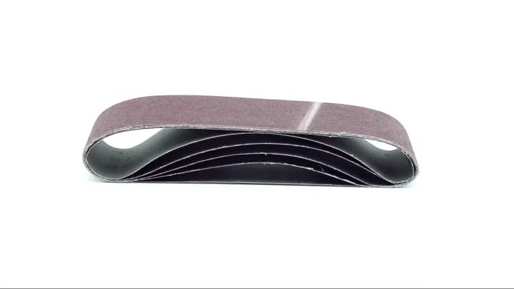 Silverline 5 Bandes Abrasives 80 Grit | 100x915mm | Corindon - Pour Ponceuse à Bande