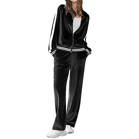 Ekouaer Women's Velvet Tracksuit Cover