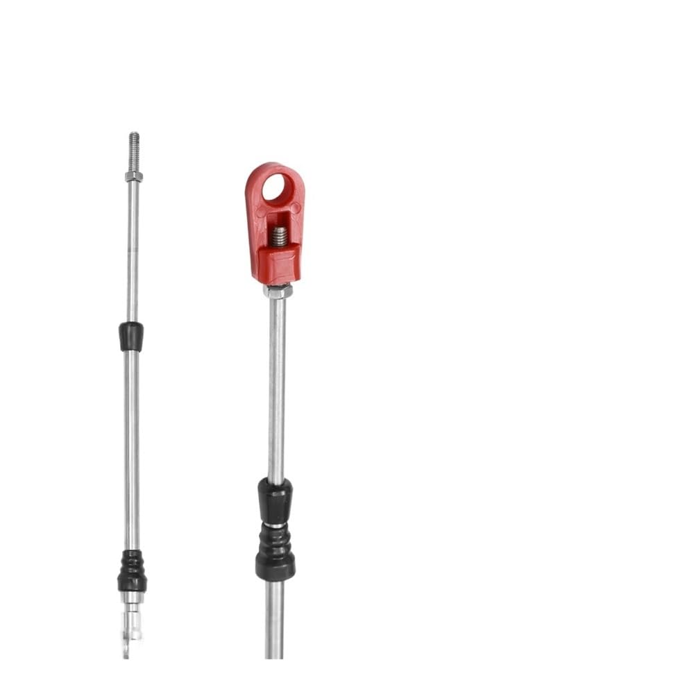 strony 1-2 sztuk 10ft -24ft Mari typ 3300/33C zmiany biegów przepustnicy skrzynka zdalnego sterowania kabel z Clevis pasuje do silnika zaburtowego YA(1pcs 24ft Red)