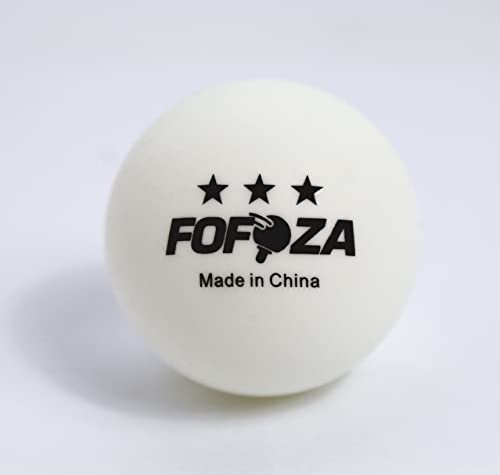 Foto von Fofoza -100- Stück Premium Tischtennisbälle | 3 Sterne, 40+, ABS | Indoor & Outdoor | weiß
