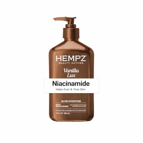 Hempz Vanilla Lux Herbal Body Moisturizer 17 oz. NEW LOOK