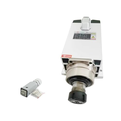 Spindle motor Spindle 5.5KW 380V Air-Cooled Spindle Motor ER32 Chuck 4 Bearing Square Spindle Mounting Flanges For Router