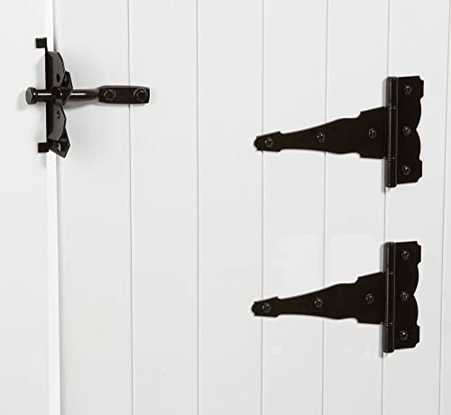 National Hardware Deluxe Latches Decorative T-Hinges Gate Kit, Steel, Black by National Hardware - Image 7