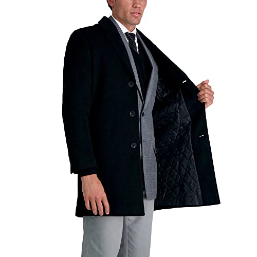 Image of Haggar mens Brushed twill Top CoatTopcoat