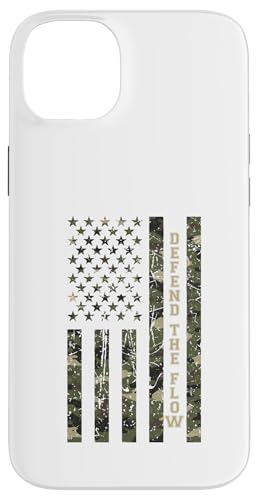 Defend the Flow American Flag Camouflage Patriotic USA �X�}�z�P�[�X iPhone 14 Plus �p