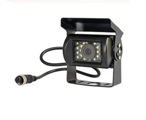 Moniteur de voiture vue arrière inversée 5 pouces écran LCD CCD nuit 4 broches 12V 24V