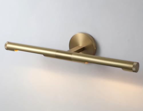 Image of 22 Inch Hardwired Brass Picture Light for Wall, Wall Art Light, Wall Light for Pictures, Art Light (Bulb Included)