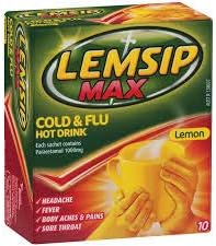 Lemsip Max Cold & Flu Lemon, 10 Sachets