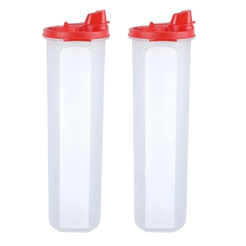 Image of Cutting EDGE 1.1 litres Smart Slim Oil Dispenser Airtight Red (Set of 1)