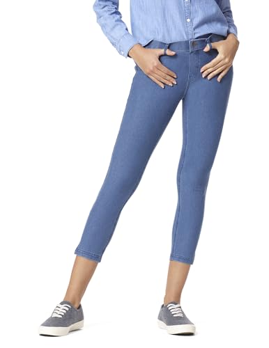 HUE Essential Denim Capri Leggings with Pockets