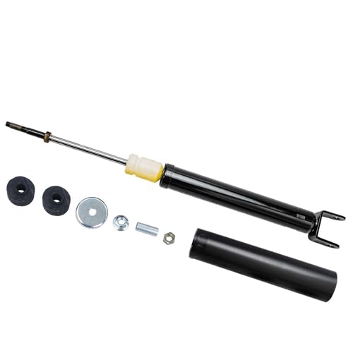 Image of Detroit Axle - 4pc Shock Absorbers for 10-12 Ford Taurus Lincoln MKS, 2 Front Bare Strut Shock Absorbers 2 Rear Shock Absorbers Assembly 2010 2011 2012 Replacement