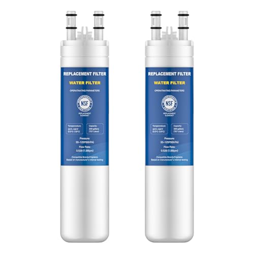 Water Bressvi Replacement for Frigidaire ULTRAWF Water Filter Compatible with PureSource Ultra, 469999, 46-9999, A0094E28261 Water Filter PACK (2)