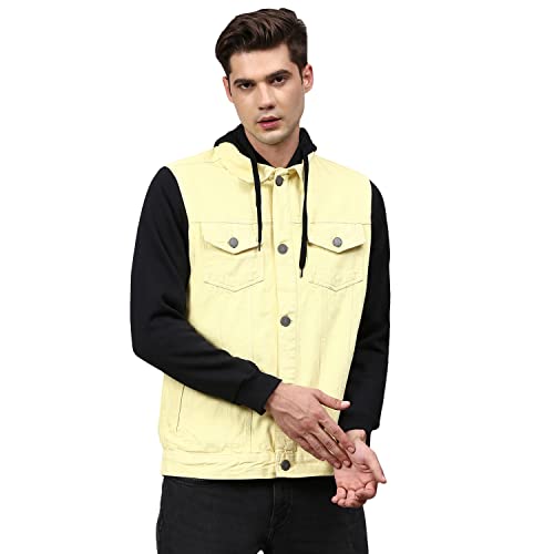 Image of Campus Sutra Men's Solid Regular Jacket