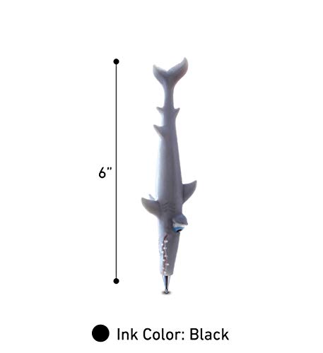 Planet Pens Shark Novelty Pen - Cute Fun And Unique Kids And Adults Office Supplies Ballpoint Pen, Colorful Sea Life Writing Pen Instrument For Cool Stationery School & Office Desk Decor Accessories #TOP1