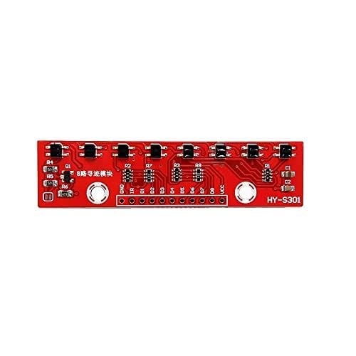 REES52 QTR-8RC Line Following Reflectance IR Sensor Array : Amazon.in ...