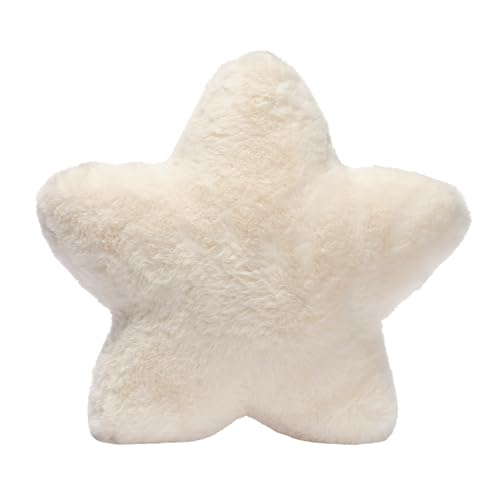 Lambs & Ivy Star Pillow Plush – Ultra Soft Creamy White