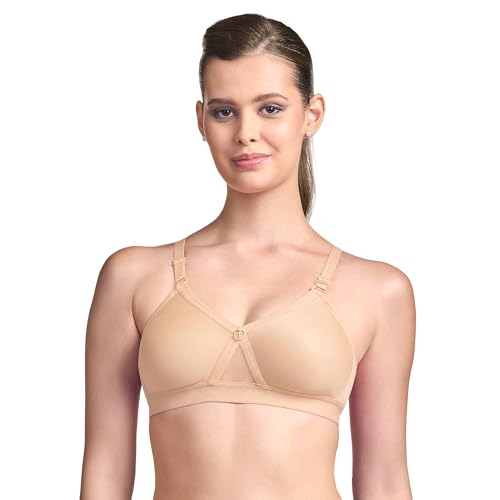 Image of TRYLO Women's Cotton Solid Regular Fit Bra