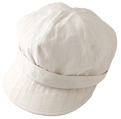 Gorra estilo boina vintage para mujer de algodón miniatura 1
