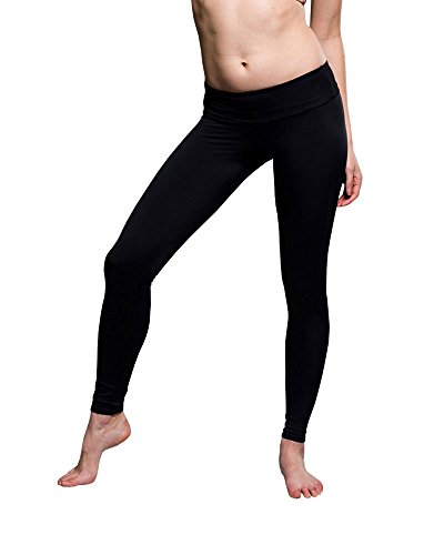 Onzie Hot Yoga Leggings 209 Black (Black, Small/Medium)