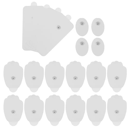 BETOOKY 20 piezas Pads de Masaje Reutilizables para Fisioterapia Parche Snap Portátil para Cuello Hombros y Cintura Alivio de Fatiga Muscular y Molestias Accesorios Compactos para Terapia