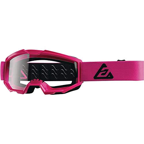 Answer Racing 446619 Apex 1 Goggles with Anti-Fog and Anti-Scratch Lens, Pink/Black, Youth