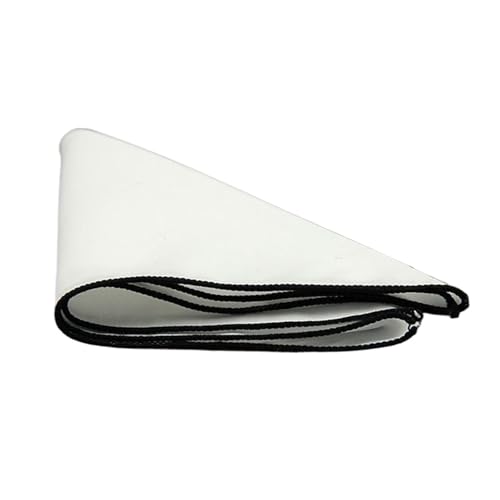 Pañuelos de algodón premium para bolsillo de caballero con acabado blanco de 23cm 7