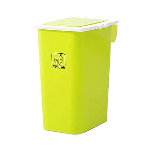 Poubelle plastique 8L petite taille avec couvercle pour maison et chambre hôtel