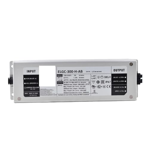 ELGC-300-H-AB LED transformateur IP67 300W constant power pour éclairage public